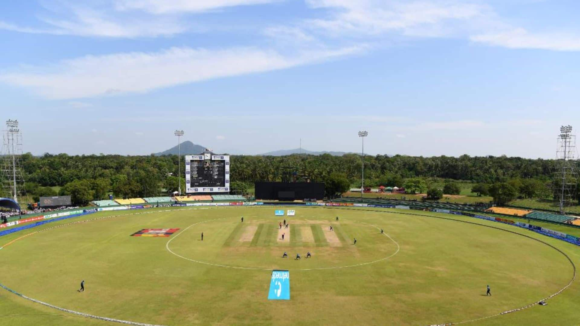 Rangiri Dambulla International Stadium Pitch Report For SL Vs WI 1st T20I